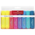 Subrayadores tonos pastel en set 8 colores - Faber Castell- Lloc d'Art